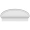 Ekena Millwork Elliptical Smooth Architectural Grade PVC Combination Pediment, 30"W x 14-3/8"H x 2-3/4"P PEDPC030X145ELL00 - alternate 4